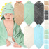 Sublaga 15 PCS Hooded Baby Towels, Soft Baby Towel, Absorbent Baby Bath Towel,