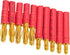5Pairs ShareGoo No Cable Bullet Connector, 4mm to 3.5mm Banana Gold Plug Adapter for RC Car Boat FPV ESC Motor