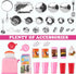 Doll Kitchen Playset for Kids - My Modern Mini Kitchen House with Realistic Lights & Sounds (4-in-1)