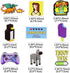 100 Pcs Video Game Stickers, Waterproof Vinyl Cool NFT Pixel Gaming Stickers for Scrapbook Laptops