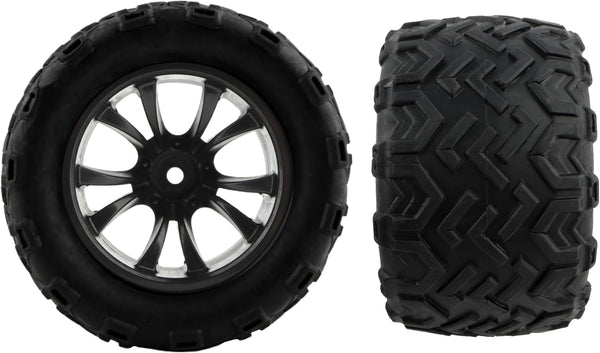 9500E RC Car Tires Wheels PX9500-36, Spare Parts for 9500E 1:16 RC Monster Trucks Vehicle