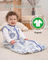18-24 1.5 2-Way 100% Yoofoss Baby Sleep Sack Months, Tog Baby Wearable Blanket with Zipper, Cotton Organic Fabric