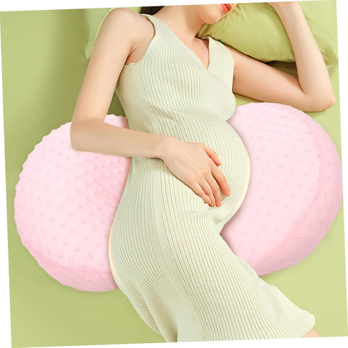 MERRYHAPY Multi-Functional Cooling Pregnancy Pillow Ergonomic Waist and Belly Support Cushion for Reducing Discomfort