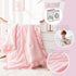 Set, 3-Piece Set Set Girl Crib Bedding Crib Comforter for Girls, Boho Ruffle Pink Nursery Bedding Include Crib