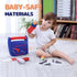 10-Piece Playset, Hammer, My First Tool Box Baby, Soft Plush Sensory Baby Tool with Electric Drill, Saw, Wrench