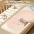 27.5 15.7 Diaper Changing Pad, Wipeable Portable Changing Pad, Baby Change Mat, Waterproof Vegan Leather Changing Pads