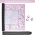 (31.5x31.5) Jongyance Pink Printed Mahjong Mat with Black Carrying Bag, Anti-Slip, Noise-Reducing, Mahjong Table Mat