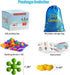 Clip Connect 120 Piece Building Blocks, STEM Building Toys Set for Kindergarten Math Manipulatives for Kids Boys Girls