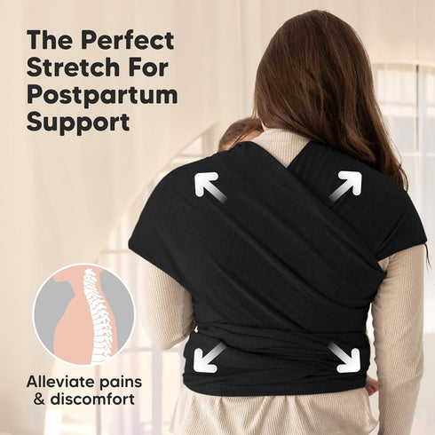 1 KeaBabies Baby Wrap Carrier - All in Original Baby Carrier Newborn to Toddler Sling, Easy to Wear, Hands Free