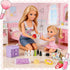 72Pcs Set Backpack Dollhouse Mini Jewelry Storage Case Handbag Towel Cosmetic Bathroom Acessories Toothbrush Shampoo