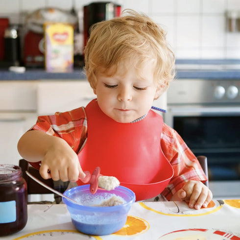 12 Pack Baby Utensils, Silicone Baby Spoons and Forks for Self Feeding, Toddler Utensils for Baby Led Weaning