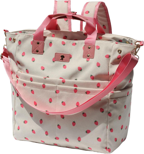 ESVAN Diaper Tote Bag Totepack Backpack Crossbody Bag 3 in 1 for Women