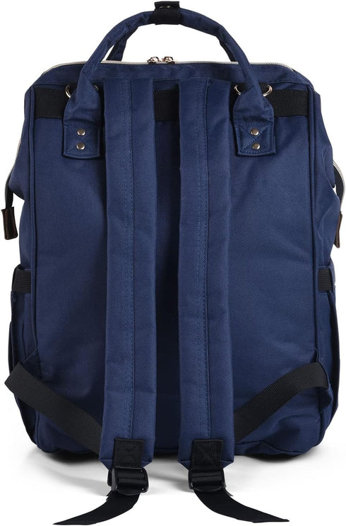 Backpack Pack Ramhorn Diaper Bag Multifunction Waterproof Travel Back for Mom Blue