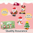 Christmas Building Blocks Sets 4 in 1, Compatible for Lego Micro Blocks, Holiday Present for Kids