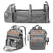 Jeryswet Baby Diaper Bags with Changing Station, Waterproof Large Capacity Diaper Bag