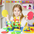 Set 101Pcs 3-6 Ggiibro Peg Board Toy DIY Building Stacking Toys for Kids Years Old,STEM Educational Kids Toy for Brain