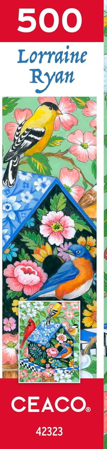 Ceaco - Lorraine Ryan - Elegant Birdhouse - 500 Piece Jigsaw Puzzle