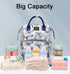 Ybberik Backpack, Diaper Bag Multifunction Waterproof Diaper Changing Bag with Insulated Pockets, Stroller Straps