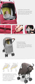 Navy Manito Melange Alpha Stroller Weather Shield