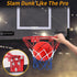 Upgrade Basketball Hoop Set - Extra Large 26" x 17" Pro Indoor Hoop for Door & Wall, Includes 2 Balls and Complete