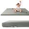 Baby Play Mat for Floor,50"x50" Vegan Leather Playpen Mat,1.3'' Thick Memory Foam