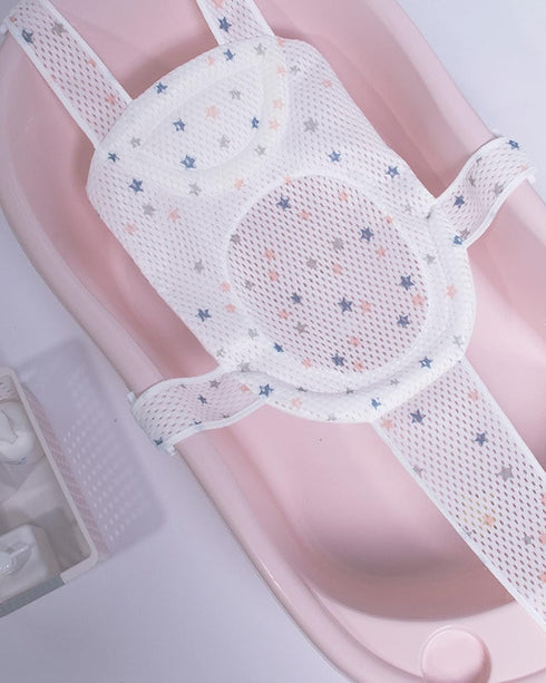 Baby Bath Seat Support Net, Soft Bathing Pillow Sling for Newborn Boys Girls, First Year Bath Time Need