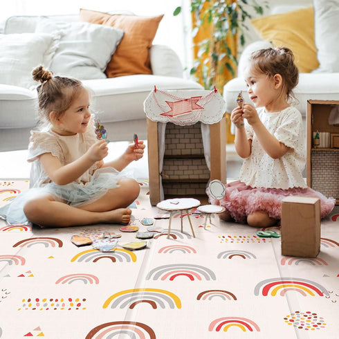 Mat,79"X71"Extra Tummy Baby Play Large Play Mat,Non-Toxic Time,Baby Play Mats for Floor,Waterproof,Baby Crawling