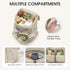G4Free Backpack Diaper Bag for Moms Dads Travel Baby Bag with Pacifier Case & Insulated Pockets,Beige