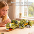 2-in-1 626 6-12 MENTOJOY Pterosaur & Crocodile Building Blocks Model- Pcs Jurassic STEM Toy | Kids Ages