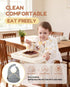 SauGonb 16/36 Disposable Baby Bibs for Baby Boys and Girls - Long Sleeve Bib Individually Wrapped Waterproof Baby Bibs