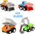12-Piece Mini Truck Toy Kit - Pull Back Construction Vehicles for Kids, Great Party Favors and Birthday Gifts