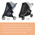 Summer Baby Stroller Sun Shade Cover | Stroller Shade Extender for Sun | Canopy Extender with Full Coverage | Universal