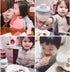 Wine Sippy Cup, Plastic Baby Goblet with Lid for Kids Birthday Party or Celebration (over 8 months)