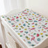Watercolor Summer Flamingo Changing Pad Covers, Tropical Leaves, Lemon Pineapple Watermelon, Soft Stretchy Diaper