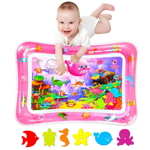 ZHUYNXIR Tummy time Water Play mat, Baby Water Play Mat for Kids and