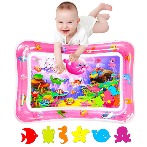 ZHUYNXIR Tummy time Water Play mat, Baby Water Play Mat for Kids and