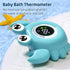Baby Bath Thermometer, Newborn Swimming Safety Toy, Bathtub Water Thermometer, Large Eyed Crab Toy Floating Temperature