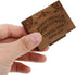 6.00X4.30X0.80cm/2.36X1.69X0.31in LOGOFUN Miniature Wooden Spirit Board with Planchette Mini Tiny Spirit Talking Board