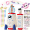 PINSHILE DIY Space Magic Balloon Craft Kit, Sticker Decorated Balloons Toy for Kids,