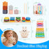 FlufiFiea 6-18 5-in-1 Set 1-3 Baby Toys for Months, Montessori Educational Toy with Soft Teething Toy Stacking Blocks
