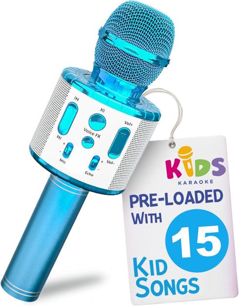 Move2Play , Kids Karaoke Microphone | Includes Pre-Loaded Songs & Bluetooth | Kids