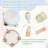 Raimy Musical Instruments Set - Neutral Colors Wooden Montessori Toys, Modern Boho Xylophone for Kids