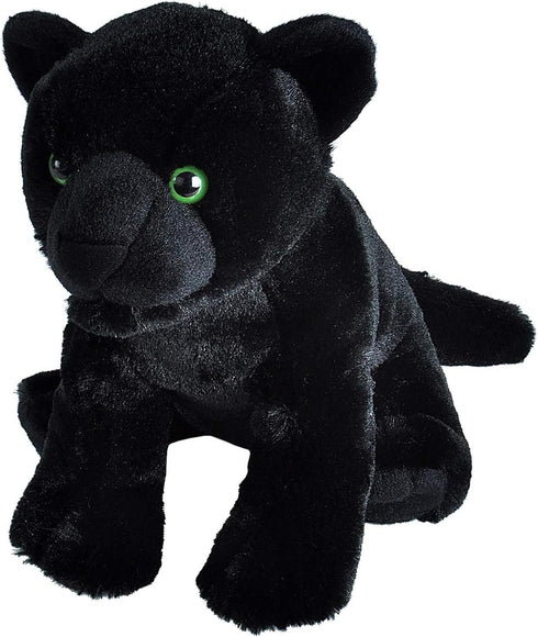 Wild Republic Jaguar Black Cuddlekins Stuffed Animal - 12 Inches, Plush Toy Gift for Kids