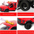 3+ Red Pickup Truck Toy with Lights and Sound Effects, Featuring Doors That Open, Toy Cars Gifts for Year Old Kids.