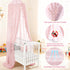jiangcha Bed Canopy for Girls - Princess Bed Canopy - Crib Canopy for Boys and Girls Bedroom Decor, Suitable for Use