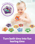 12PCS 12pcs Set 2 3 4 Coogam Dinosaur Bath Toys, Floating Dinosaur Bathtub Toy for Water Pool Beach Shower, Montessori