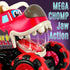 stargo 3-5 4-6 5-7 4-8 - Bull Monster Truck Toy - Light Up Chomping Pull Back Truck - Press and Go Cars for Easter