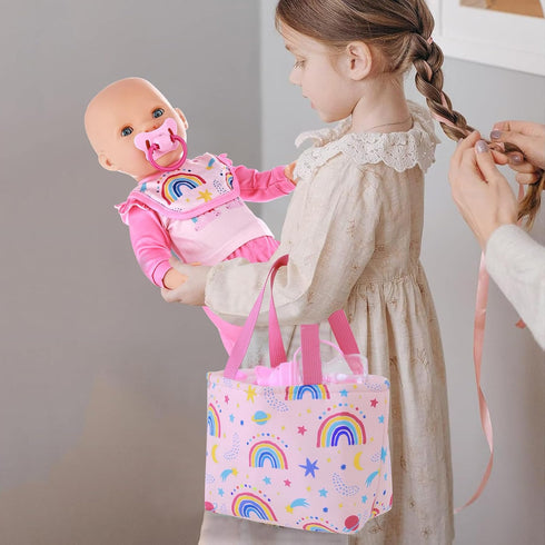 13 14-18 inch Set UNICORN ELEMENT Pcs Baby Doll Clothes and Accessories for Dolls, Baby Doll Feeding and Caring