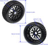 4PCS Treehobby 112mm X 43mm Rubber RC Wheel 17mm Hex Hub Wheels and Tires Set Compatible with 1/8 RC Buggy Off-Road Cars