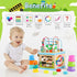Wooden Activity Cube for 1 Year Old Kids, Educational Bead Maze for Toddler Age 1-3, Montessori Gift